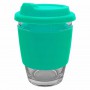 Carlo Glass Coffee Cup - Silicone Band 340ml