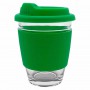 Carlo Glass Coffee Cup - Silicone Band 340ml