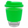 Carlo Glass Coffee Cup - Silicone Band 340ml