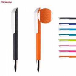 Plastic Promotional Pens - Flow 1T-GOM CB Plastic Pen