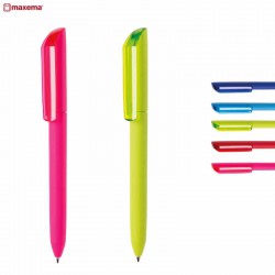 Plastic Promotional Pens - Flow F2 P-GOM30 Plastic Pen