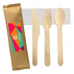 Homeware Products - 4pcs Wooden Cutlery Set