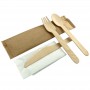 4pcs Wooden Cutlery Set