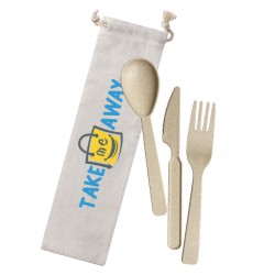 Homeware Products - Wheat Straw Utensils In Bag