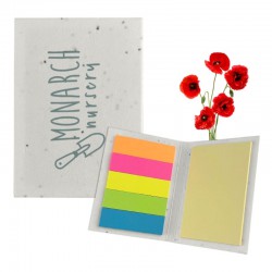 Printed Post It Notes - Lavender Seed Sticky Note Pad