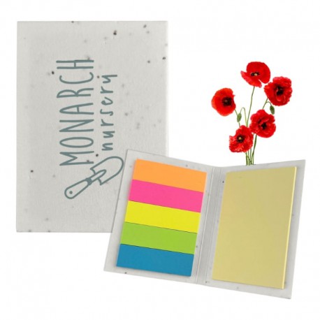 Printed Post It Notes - Lavender Seed Sticky Note Pad