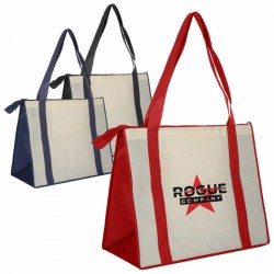 Non Woven Bags - Non Woven Large Zipped Shopping Bag
