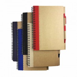 Promotional Journals & Noteboooks - Envi Recycled Paper Notebook A5
