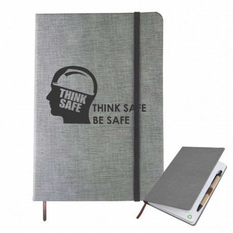 Promotional Journals & Noteboooks - Textured PU Notebook A5