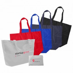 Shopping Tote Bags - Jakarta Nylon Foldaway Shopping Bag