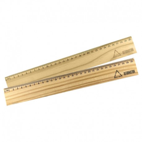 Wood Ruler 30cm