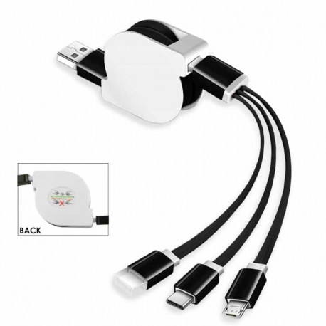 USB Hubs & Cables - Kyomo Retractable Charging Cable