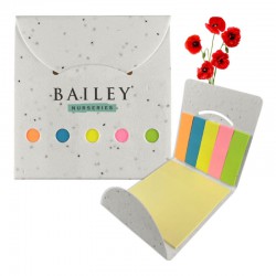 Printed Post It Notes - Corn Poppy Seed Sticky Note Pad