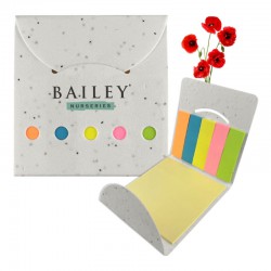 Corn Poppy Seed Sticky Note Pad