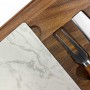 Cheese Gift Sets - Fuzo Marble Cheeseboard & Knife Set