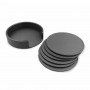 Coasters - Franklin Leather Coaster Set of 6