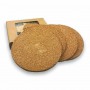 Coasters - Vineyards Cork Coaster Round Set of 4