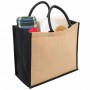 Jute Conference Bags - Eco Jute Tote with wide gusset