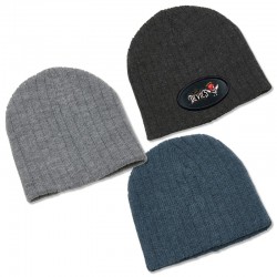 Beanies - Heather Cable Knit Beanie