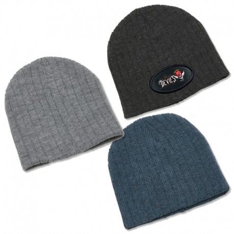 Beanies - Heather Cable Knit Beanie