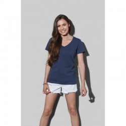 Ladies Promotional T Shirts - Stedman Womens Classic T-Shirt V-neck