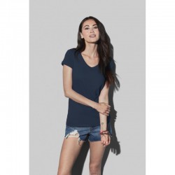 Ladies Promotional T Shirts - Stedman Womens Megan V-neck T-Shirt