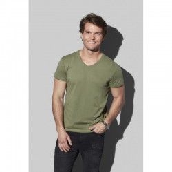 Men's Promotional T Shirts - Stedman Mens Ben V-neck T-Shirt