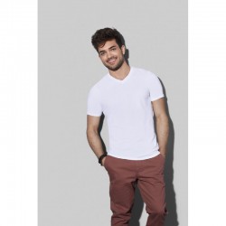 Men's Promotional T Shirts - Stedman Mens Clive V-neck T-Shirt