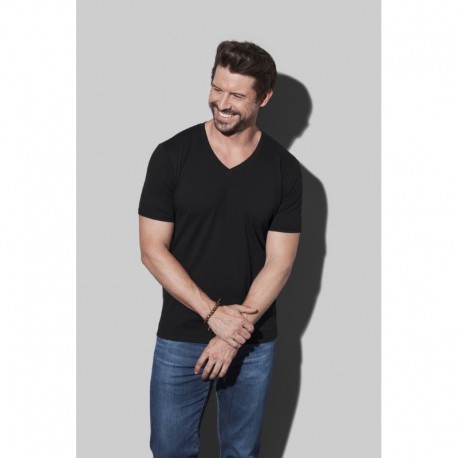 Stedman Mens Dean Deep V-neck T-Shirt