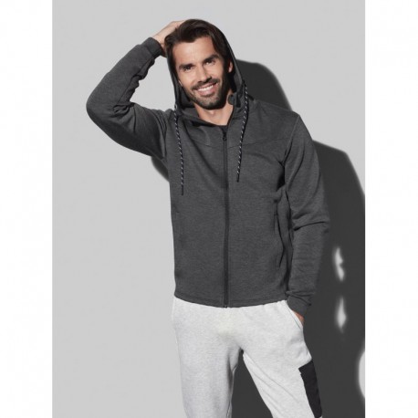Hoodies - Stedman Mens Recycled Scuba Hoodie Jacket