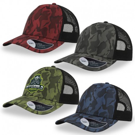 Caps - Atlantis Rapper Camo Trucker Cap