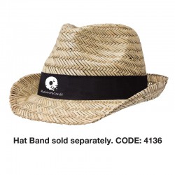 Straw Hats - Straw Hat Fedora