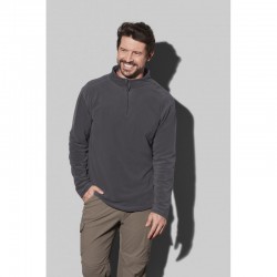 Fleece Tops - Stedman Mens Active Fleece Half-Zip