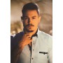 Men's Corporate Shirts - James Harvest Purple Bow 40 Mens Shirt