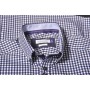 James Harvest Purple Bow 41 Mens Shirt