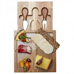 Cheese Sets - Braemar Glass Cheese Board & Knife Set