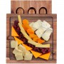 Braemar Glass Cheese Board & Knife Set