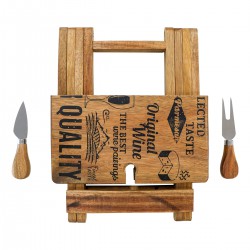 Cheese Sets - Glenrothes Foldable Cheese & Wine Board