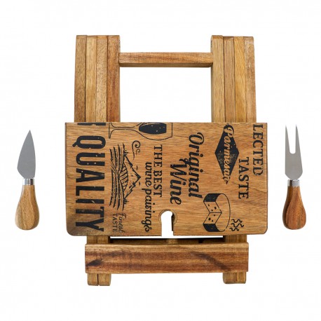 Cheese Sets - Glenrothes Foldable Cheese & Wine Board