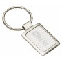 Metal Keyrings - Accent Rectangular Keychain