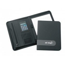 Non Leather Zip Compendiums - Delta Zippered A4 Compendium