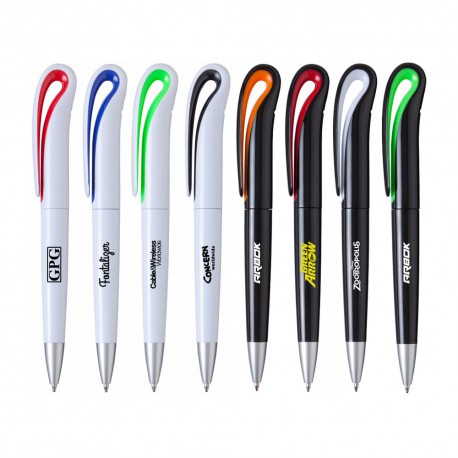 Plastic Promotional Pens - Raven Plastic Pen