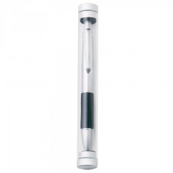 Business Gifts - Clear Presentation Tube (Silver)