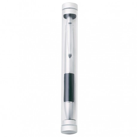 Business Gifts - Clear Presentation Tube (Silver)