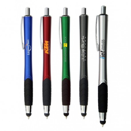 Plastic Promotional Pens - Seminole Stylus Plastic Pen