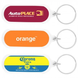 Printed Keyrings - Oval Acrylic Keychain