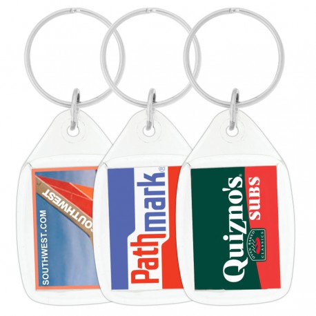 Printed Keyrings - Tear Drop Acrylic Keychain