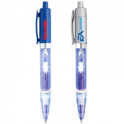 Light Up Pens - Plastic light Plastic Pen (Blue)