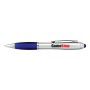 Plastic Promotional Pens - Silver Grenada Stylus Plastic Pen
