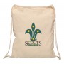 Toiletry Bags - Calico Drawstring Bag